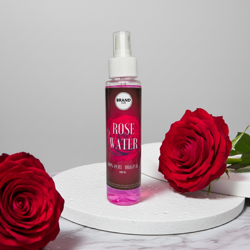 100% Pure Rose Water – Hydrating & Refreshing Facial Mist | BrandHub
