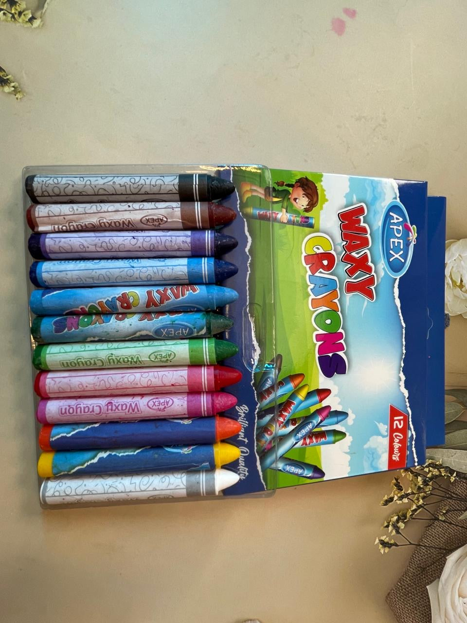 Pack of 12 color caryons