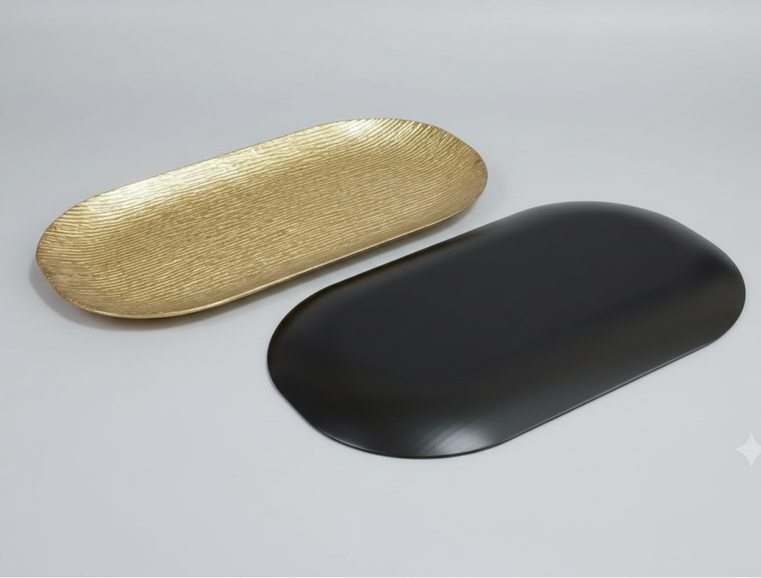 Luxury Gold Decorative Serving Tray