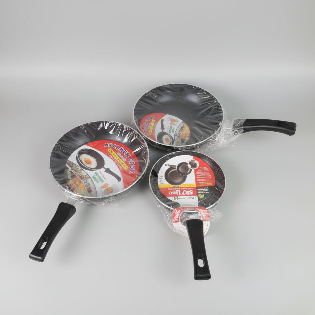 Non-Stick Frying Pan Set – Pack Of 3