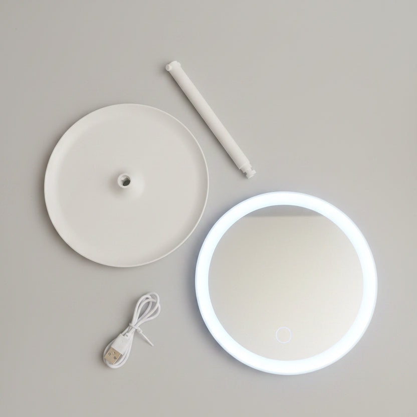 LED Makeup Mirror with Natural Light – 90° Rotatable Vanity Mirror