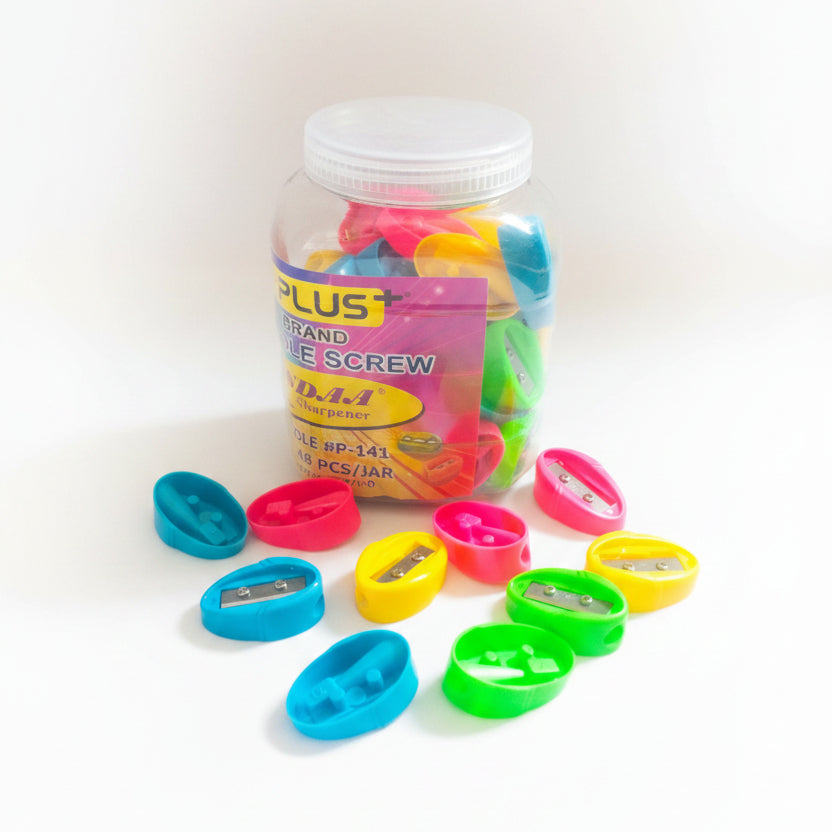 Colorful Pencil Sharpeners Jar – Single Blade