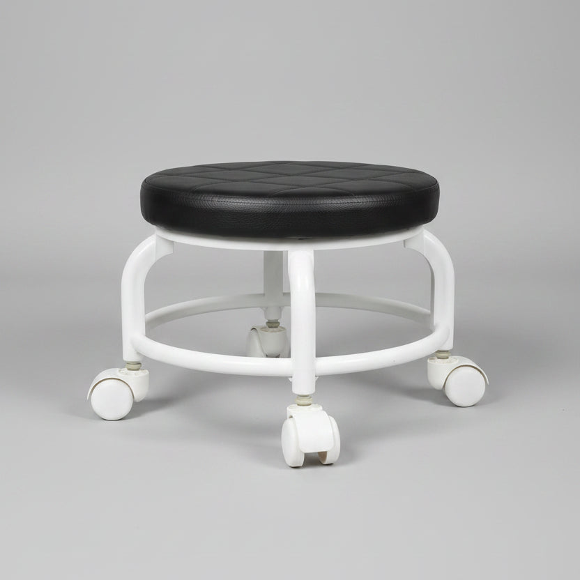 360° Rolling Adjustable Swivel Stool with Wheels | Padded Seat