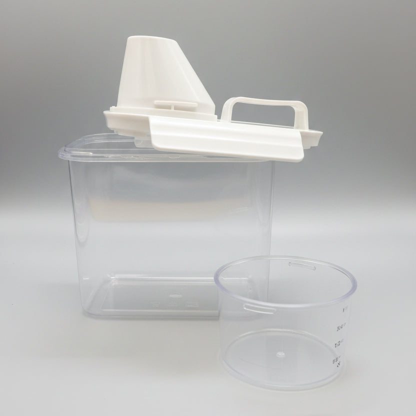 Airtight Storage Container with Pour Spout & Measuring Cup