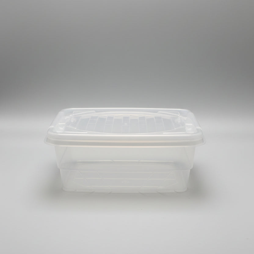 Clear Storage Box with Handle & Lid – Multi-Purpose Organizer Bin