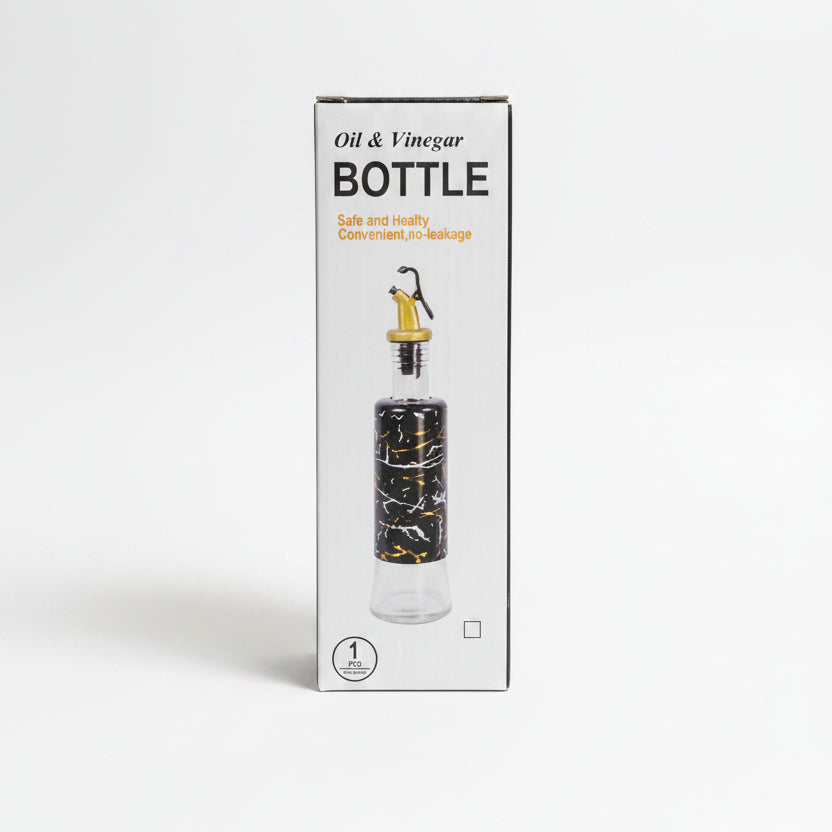 Premium Glass Oil & Vinegar Dispenser Bottle with Leakproof Pour Spout | Kitchen Oil Bottle