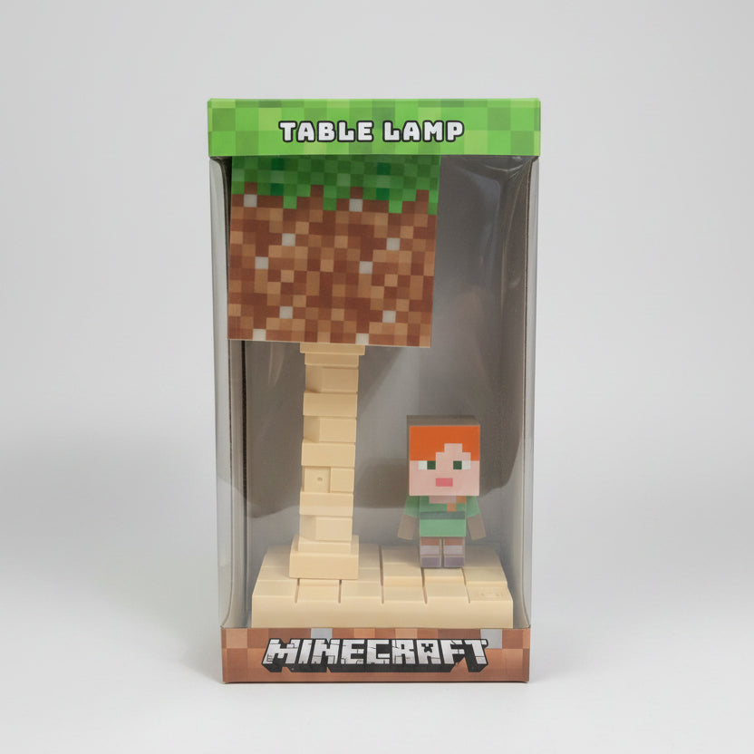 Pixel Block Style LED Table Lamp | Gaming Desk Lamp & Kids Night Light