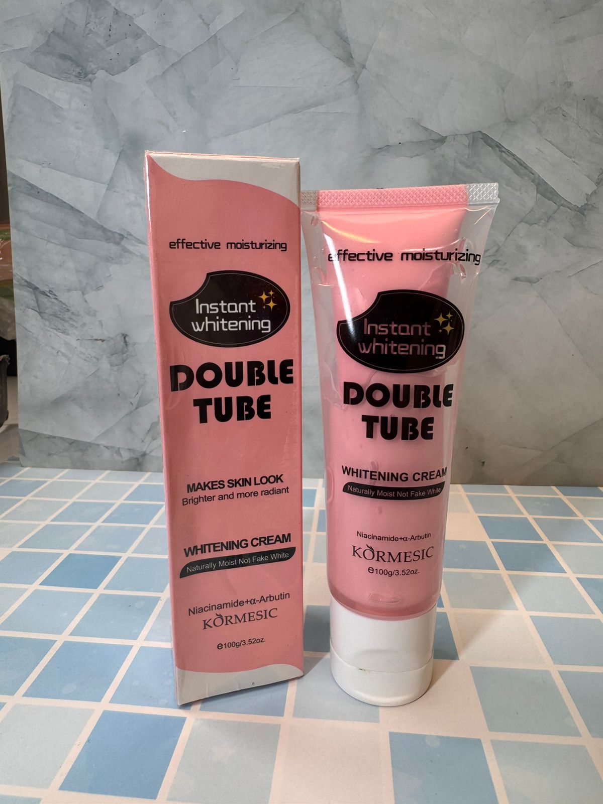 KARMESIC (KORMESIC) Instant Whitening Double Tube Whitening Cream