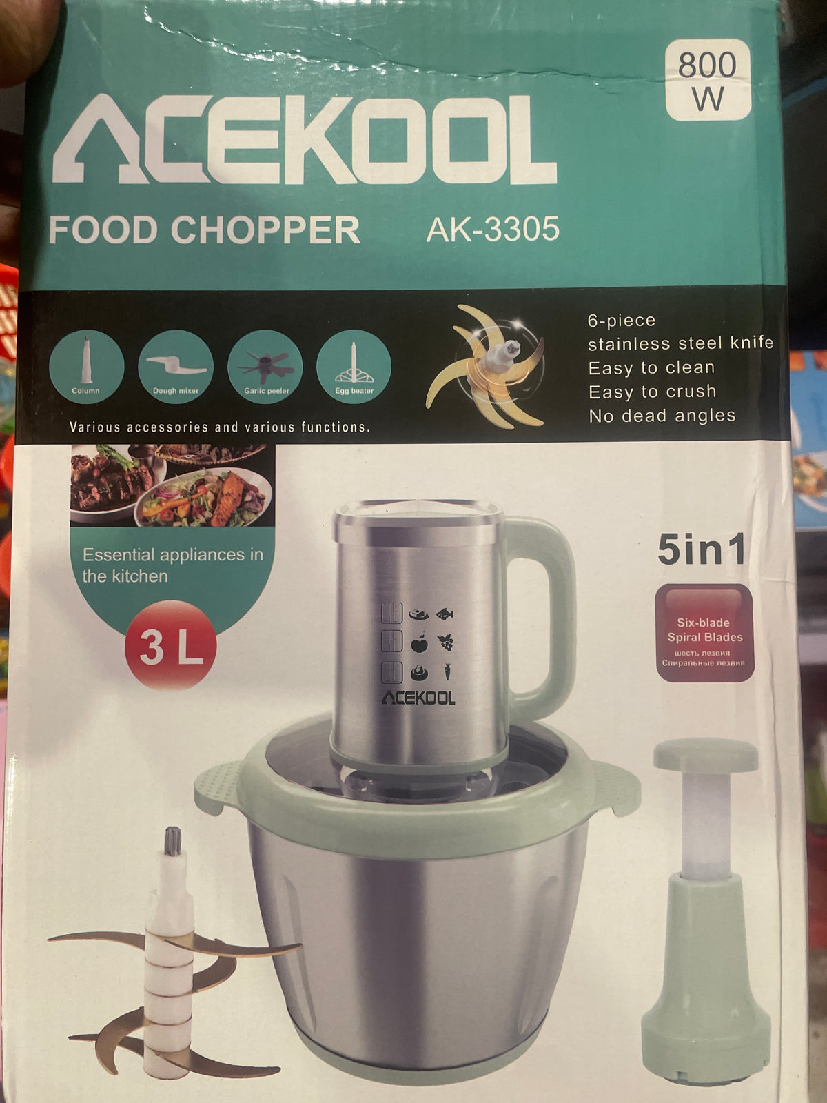 ACEKOOL FOOD CHOPPER AK-3305 3L