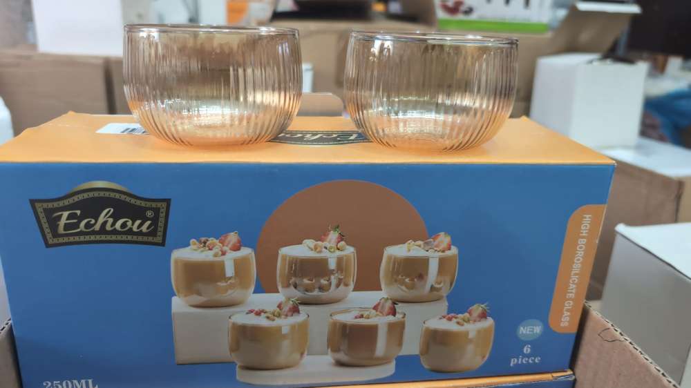 ECHOU GOLDEN 25OML 6 PCS BOWL