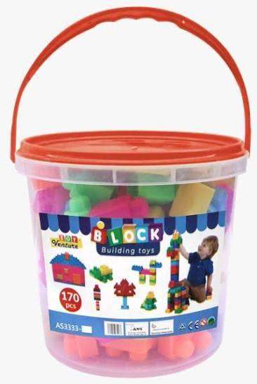 BUILDING PLAY SET BLOCK SET BUCKET