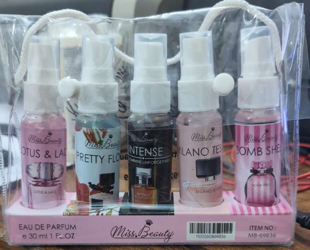 5 PCS MISS BEAUTY MINI PARFUM
