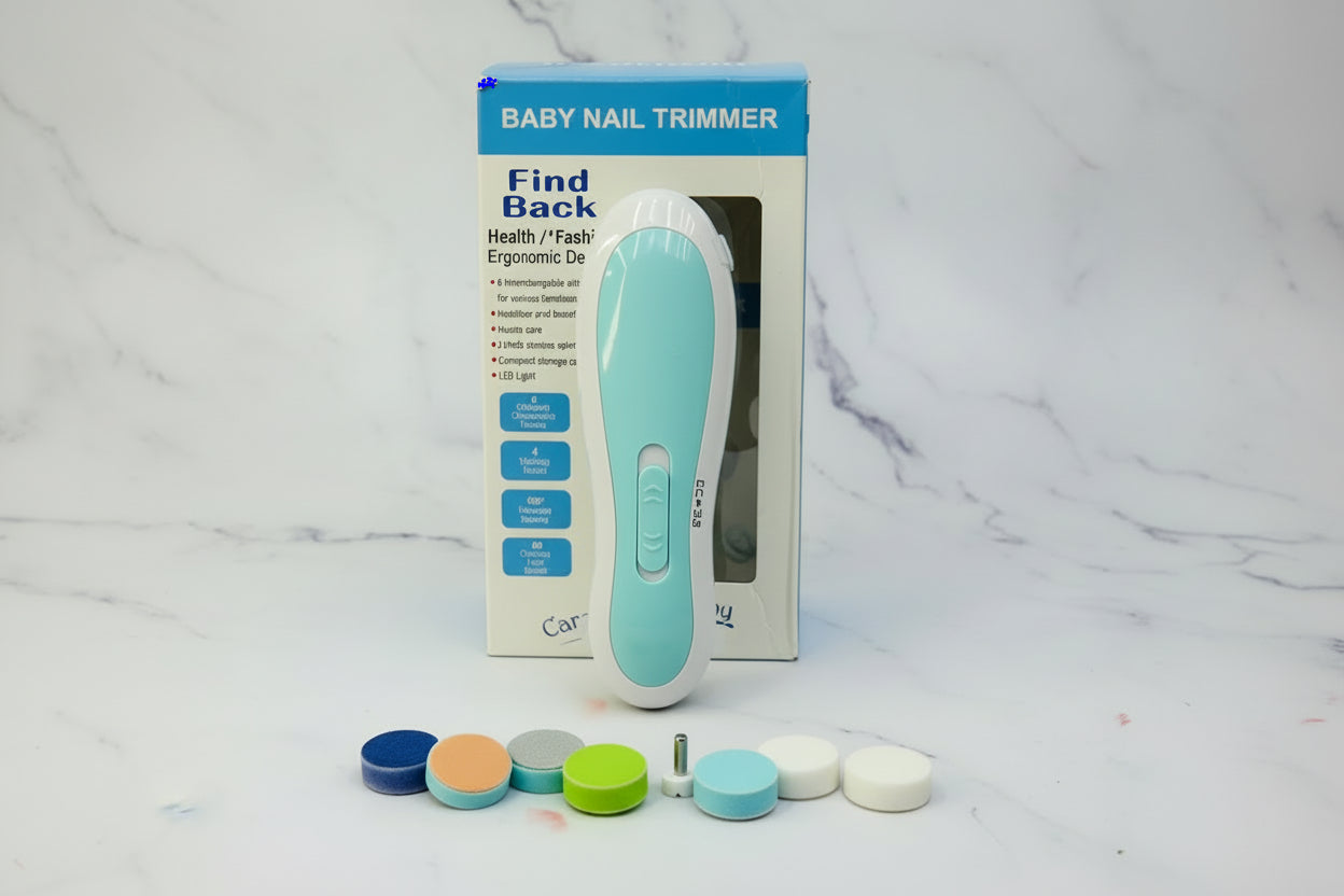 Electric Baby Nail Trimmer Safe & Smooth Nail Care for Newborns