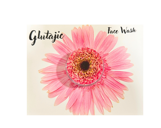 Glutajic face wash tester card