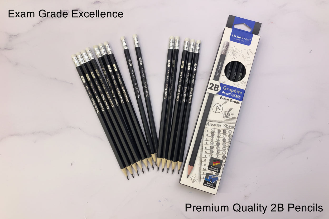 Premium Black Pencils Smooth Writing & High Quality Lead