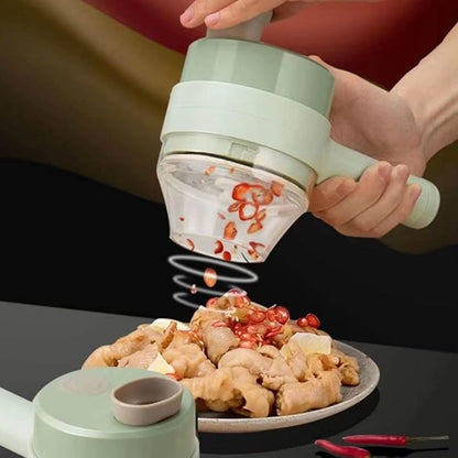 Rechargeable Mini Portable Chopper For Vegetable, Onion, Garlic & etc