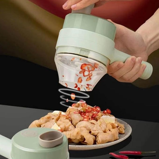 Rechargeable Mini Portable Chopper For Vegetable, Onion, Garlic & etc