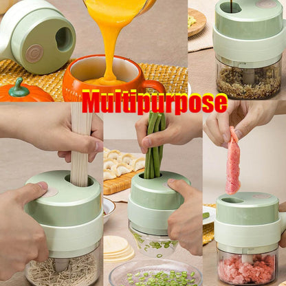 Rechargeable Mini Portable Chopper For Vegetable, Onion, Garlic & etc