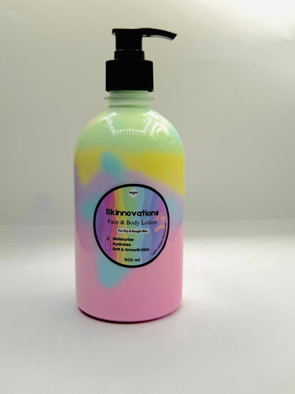 Rainbow glow lotion
