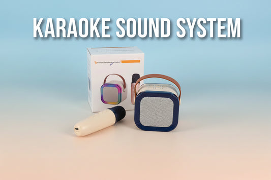 Premium Wireless Karaoke Speaker – High Quality Sound with Mic