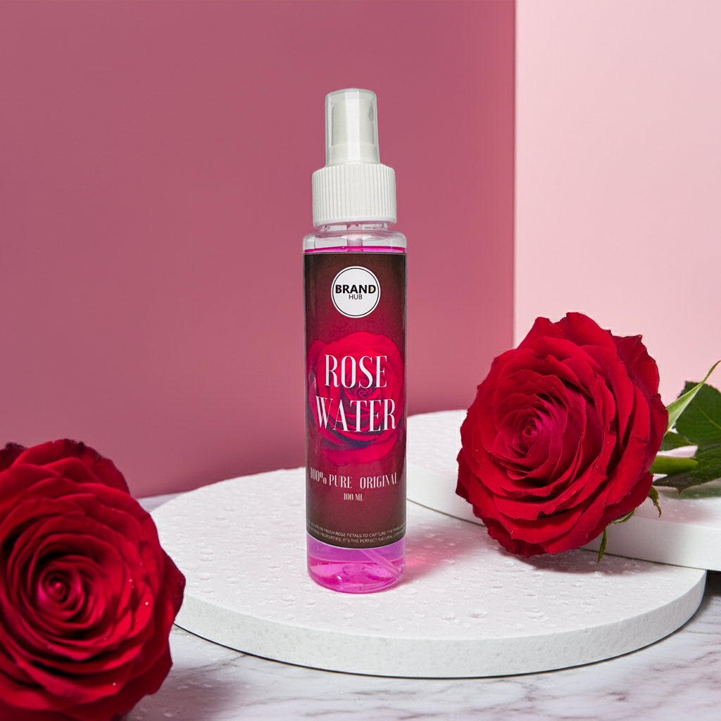100% Pure Rose Water – Hydrating & Refreshing Facial Mist | BrandHub