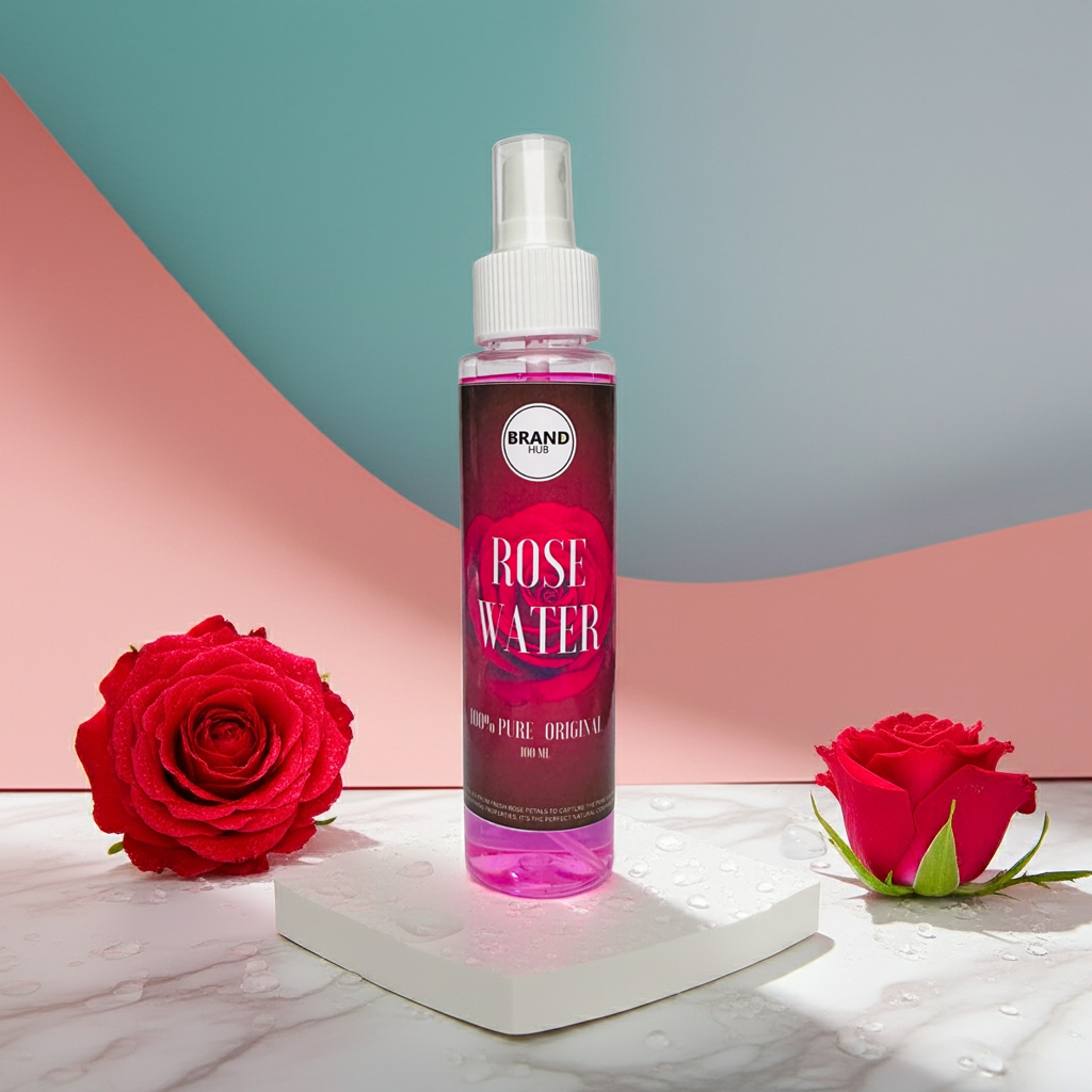 100% Pure Rose Water – Hydrating & Refreshing Facial Mist | BrandHub
