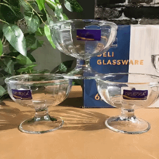 Delisoga® 6-Piece Glass Dessert & Ice Cream Bowl Set