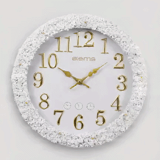 Luxury Decorative Wall Clock – Modern Silent Quartz Clock with Gold Numbers
