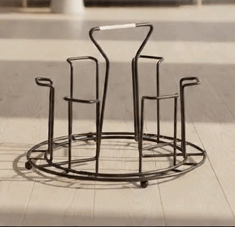 Cup Holder Stand | Metal Coffee Cup Drying & Storage Rack