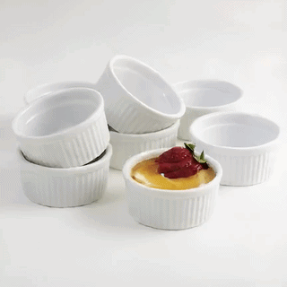 6-Piece Ceramic Bowls Set – Dessert & Dip Bowls
