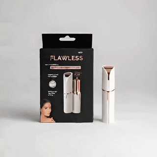 Flawless Finishing Touch Facial Hair Remover – 18K Gold-Plated Painless Hair Trimmer