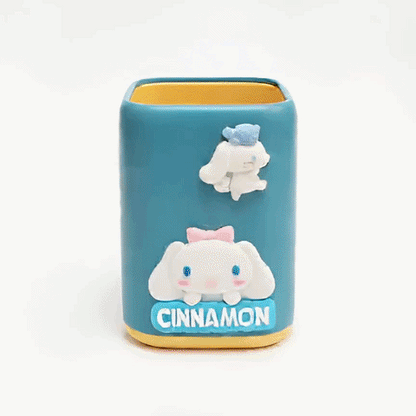 Cinnamon Puppy Pen Holder – Cute 3D Character Desk Organizer For Kids