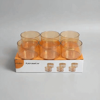 Clear Glass Dessert Bowl 6 PCS Set | Premium Glass Serving Bowls