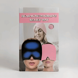 Reusable Gel Headache & Migraine Relief Hat - Hot & Cold Therapy Cap