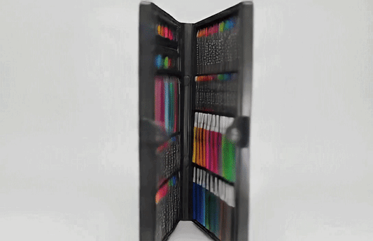 186 Pieces Deluxe Art Set in Case – Crayons, Markers, Colored Pencils & Watercolors