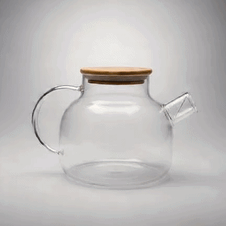Premium Glass Jug with Wooden Lid
