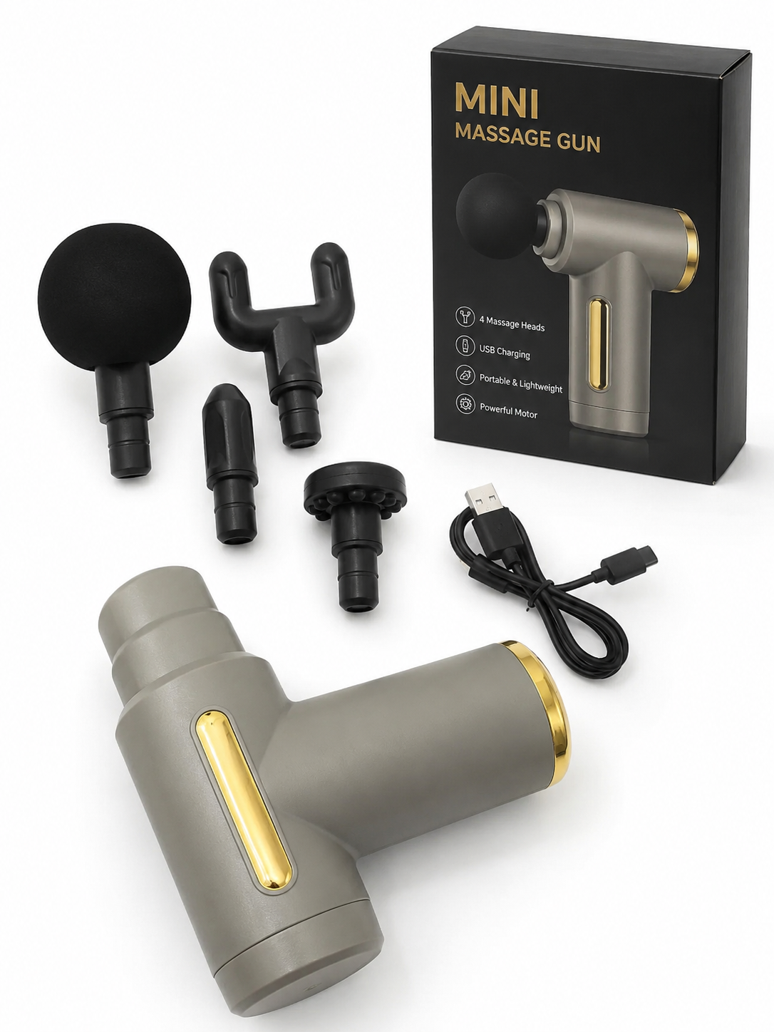 Mini Massage Gun – Portable Deep Tissue Muscle Massager