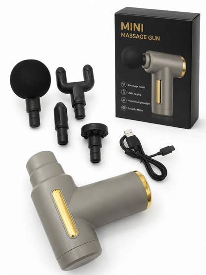 Mini Massage Gun – Portable Deep Tissue Muscle Massager