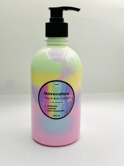 Rainbow glow lotion
