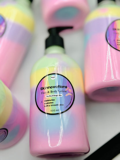 Rainbow glow lotion