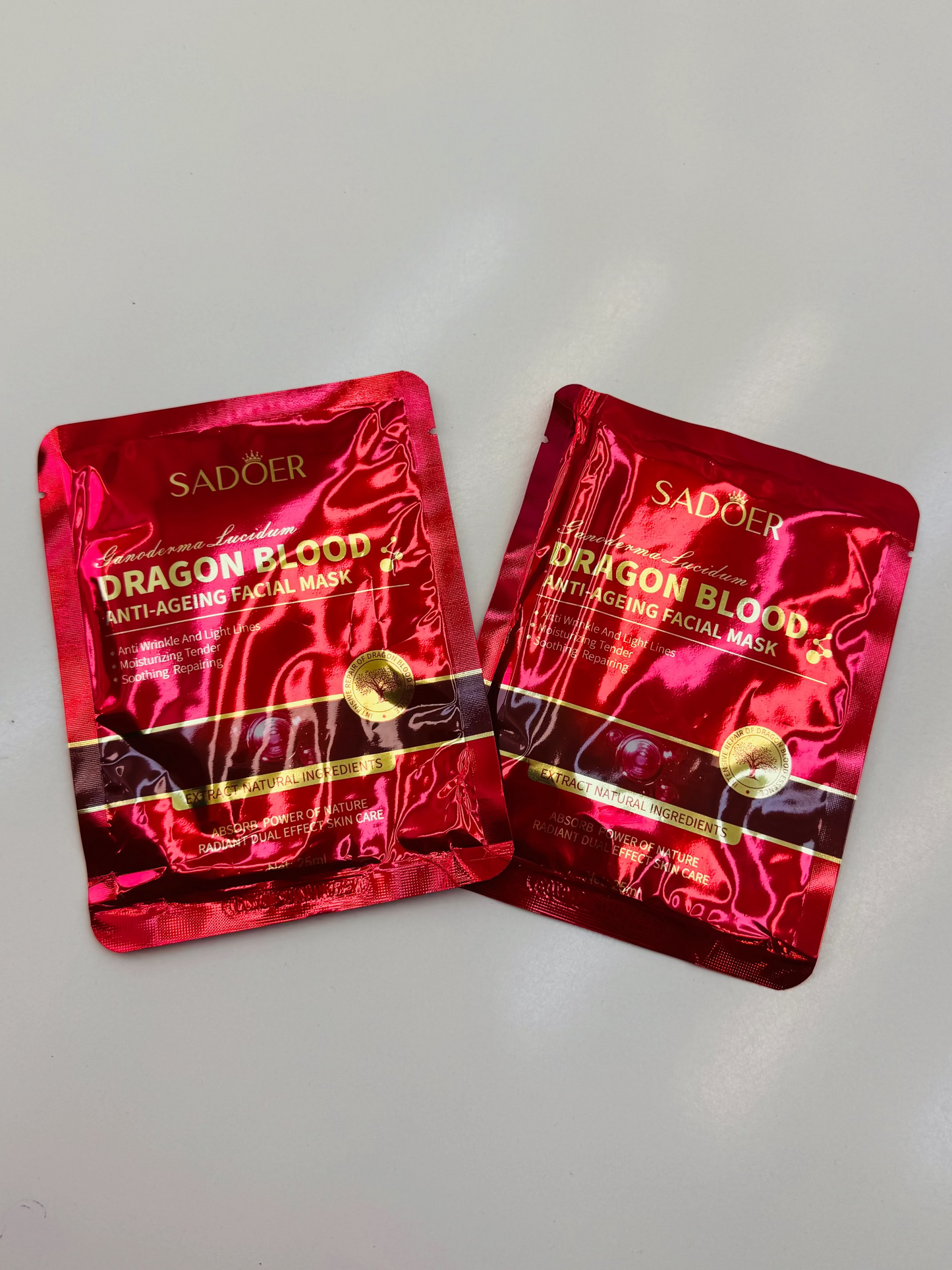Dragon blood face sheet mask