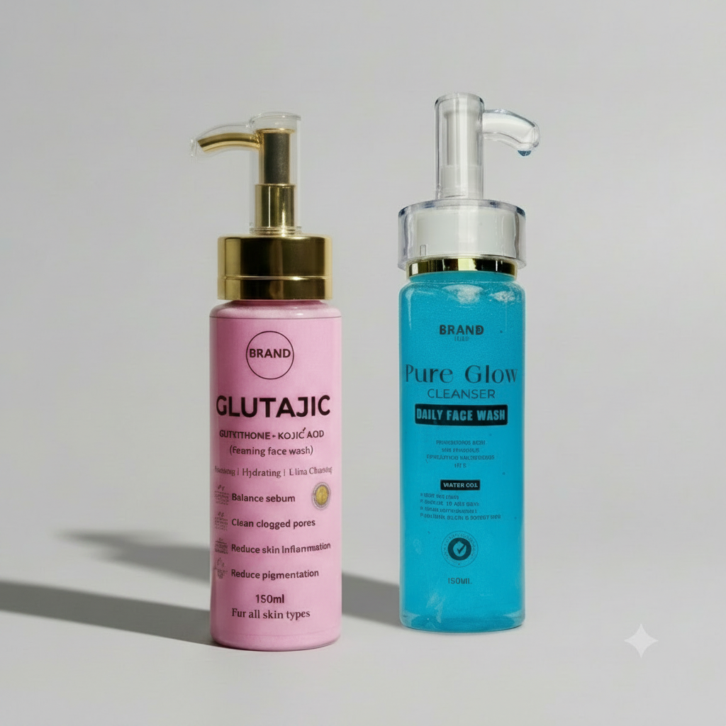 Brandhub Glutajic & Pure Glow Cleanser, Face Wash