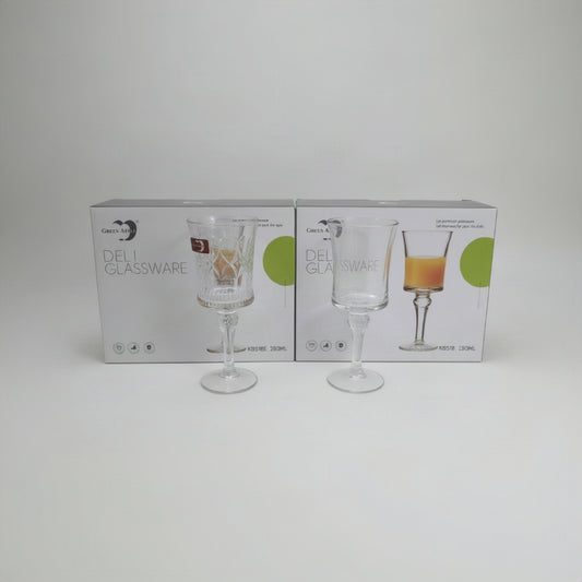 Green Apple Stemmed Glassware Set 280ml