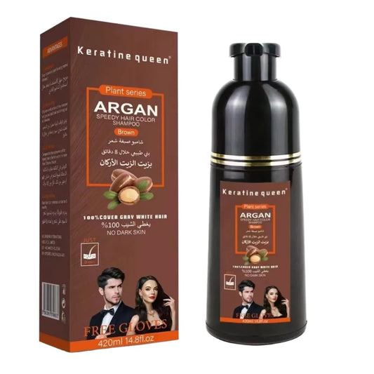Instant Hair Color Shampoo In Pakistan + Conditioner (Dark Brown) – Shampoo Hair Dye For 10 in 1