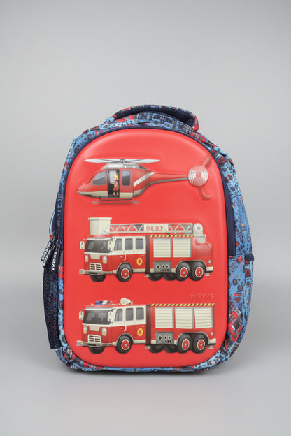 3D Design Hard Shell Kids School Backpack