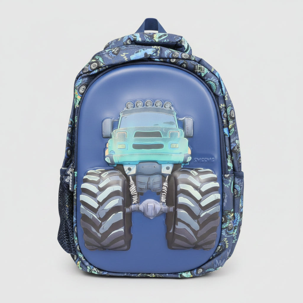 3D Design Hard Shell Kids School Backpack