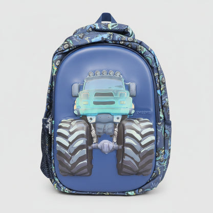 3D Design Hard Shell Kids School Backpack