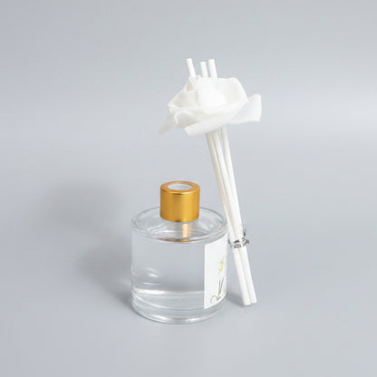 White Rose Decorative Reed Diffuser Set – Elegant Home Fragrance Gift Box
