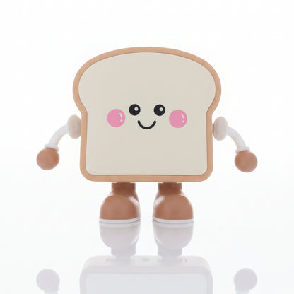 Cute Happy Toast Toothbrush Holder