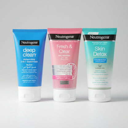 Neutrogena Face Wash – Deep Clean, Fresh & Clear, Skin Detox
